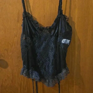 Nan Flower Black Lingerie M